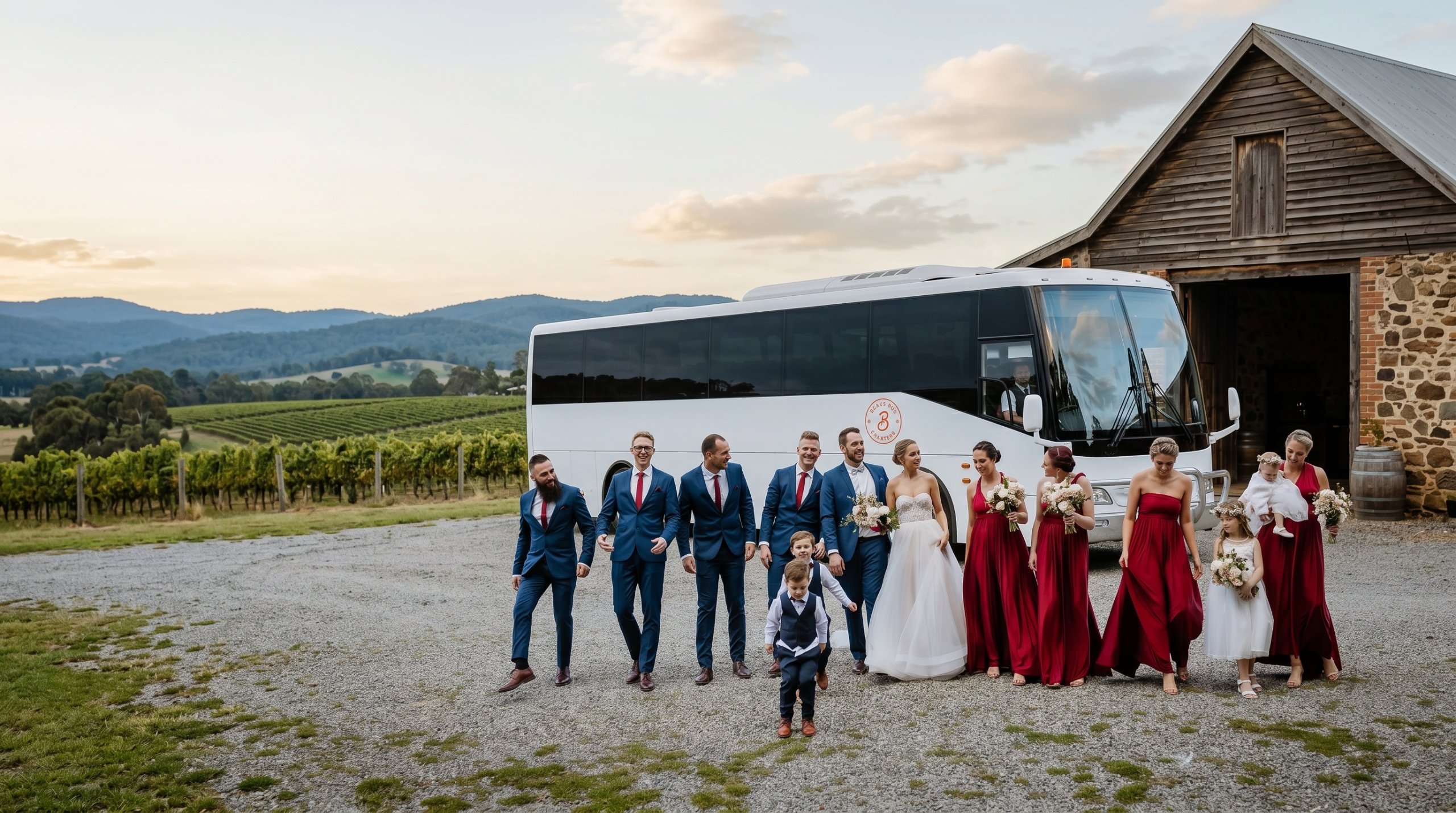 Wedding Bus Hire Melbourne